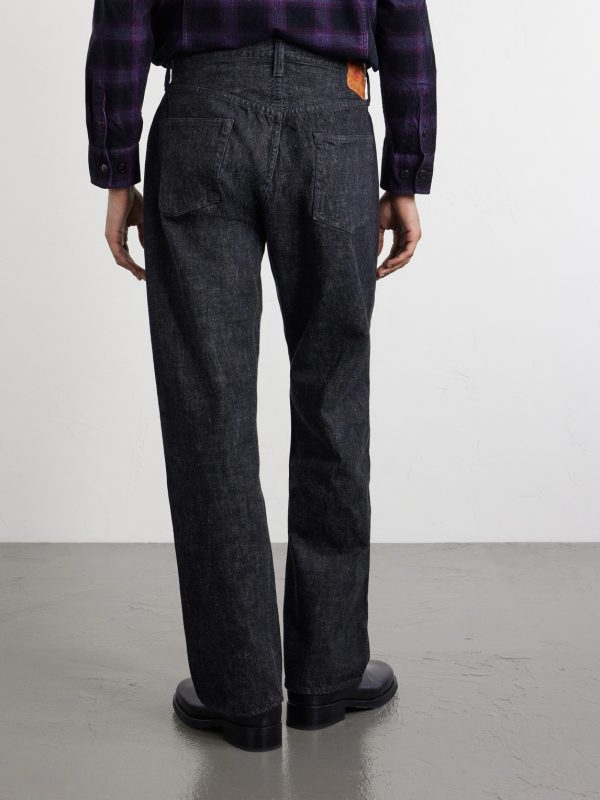 0105BK Straight-Leg Selvedge Jeans - BK 0105BK Straight-Leg Selvedge Jeans - BK