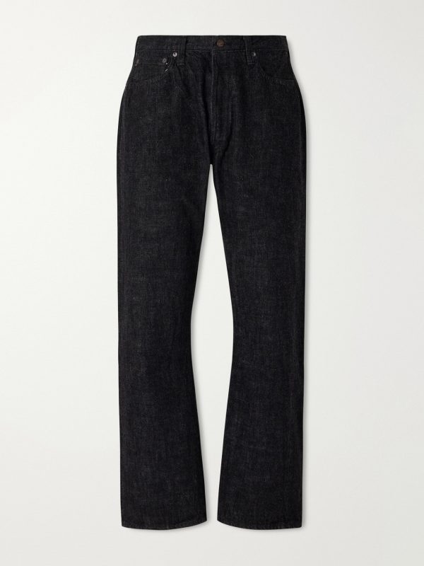 0105BK Straight-Leg Selvedge Jeans 0105BK Straight-Leg Selvedge Jeans