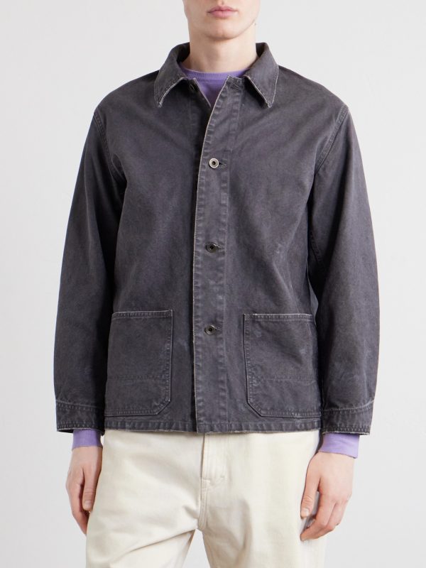 Tent Cloth Distressed Denim Chore Jacket - FR Tent Cloth Distressed Denim Chore Jacket - FR