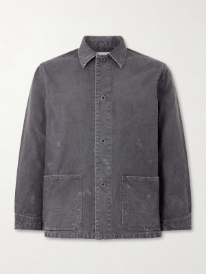 Tent Cloth Distressed Denim Chore Jacket Tent Cloth Distressed Denim Chore Jacket