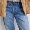 Dartford 1341-1101 Straight-Leg Distressed Selvedge Jeans - CU