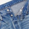 Dartford 1341-1101 Straight-Leg Distressed Selvedge Jeans - E1
