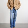 Dartford 1341-1101 Straight-Leg Distressed Selvedge Jeans - OU