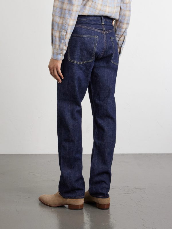 1101 Straight-Leg Selvedge Jeans - BK