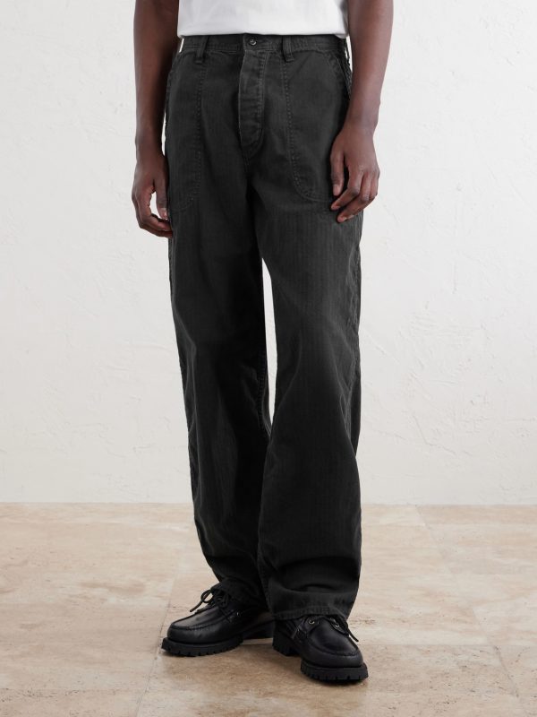 USN Seamen’s Straight-Leg Herringbone Trousers - FR USN Seamen’s Straight-Leg Herringbone Trousers - FR