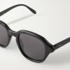 Slim Round Acetate Sunglasses - CU