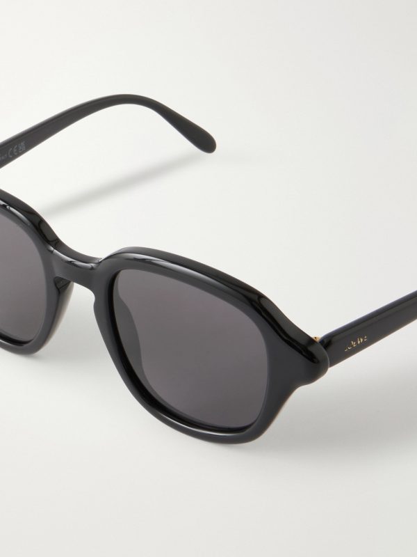 Slim Round Acetate Sunglasses - CU
