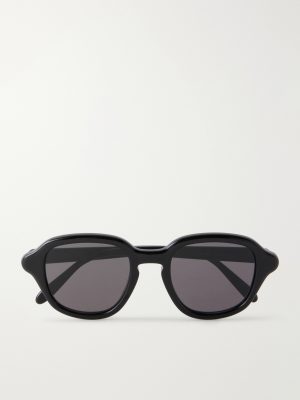 Slim Round Acetate Sunglasses