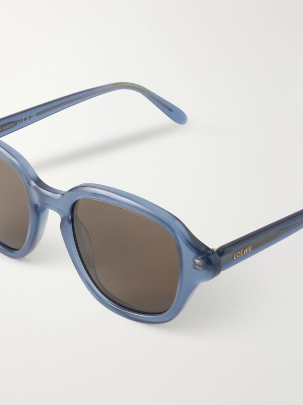 Slim Round Acetate Sunglasses - CU Slim Round Acetate Sunglasses - CU