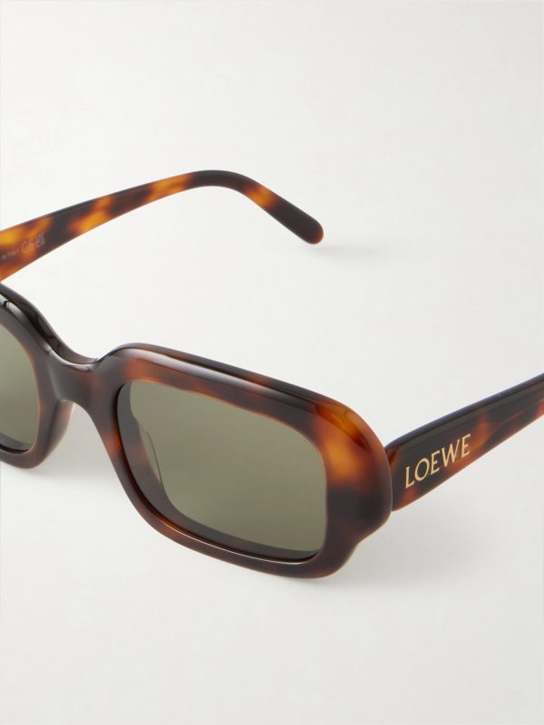 Slim Havana Rectangular Acetate Sunglasses - CU Slim Havana Rectangular Acetate Sunglasses - CU