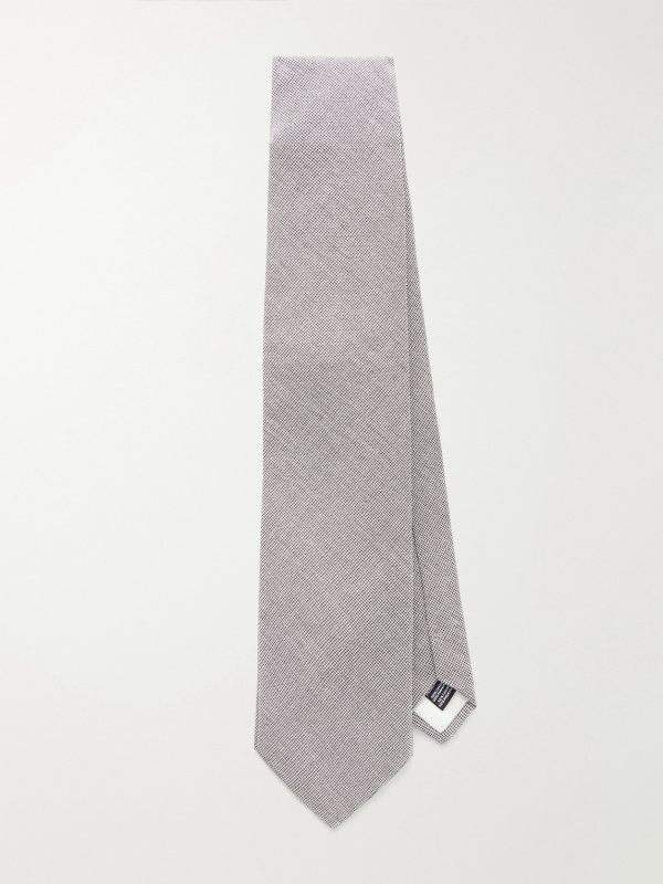8cm -Knitted Cotton-Blend Tie 8cm -Knitted Cotton-Blend Tie