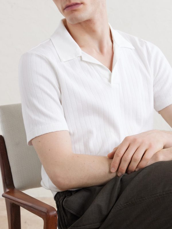 Westcott Open-Collar Organic Cotton Polo Shirt - CU Westcott Open-Collar Organic Cotton Polo Shirt - CU