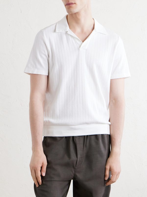 Westcott Open-Collar Organic Cotton Polo Shirt - FR Westcott Open-Collar Organic Cotton Polo Shirt - FR