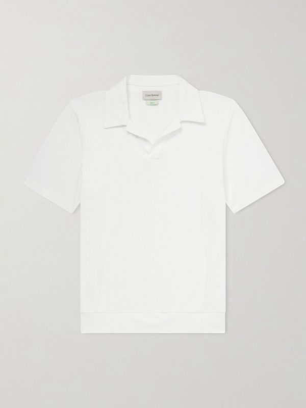 Westcott Open-Collar Organic Cotton Polo Shirt Westcott Open-Collar Organic Cotton Polo Shirt