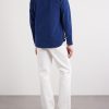 Kildale Grandad-Collar Cotton Shirt - BK