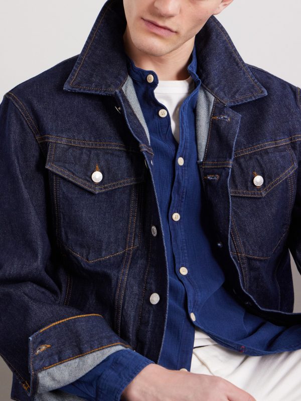 Kildale Grandad-Collar Cotton Shirt - CU