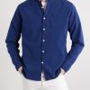 Kildale Grandad-Collar Cotton Shirt - FR