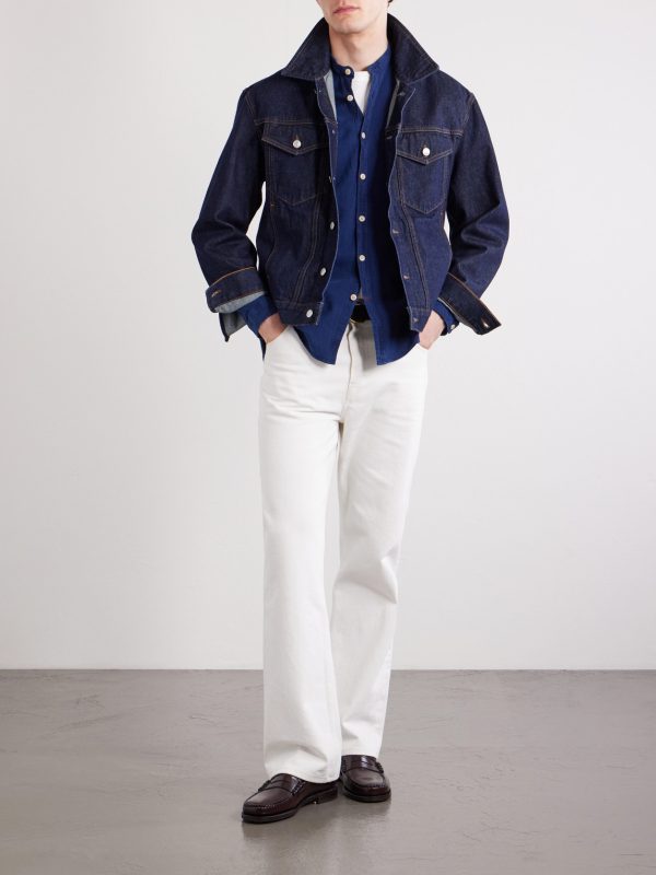 Kildale Grandad-Collar Cotton Shirt - OU