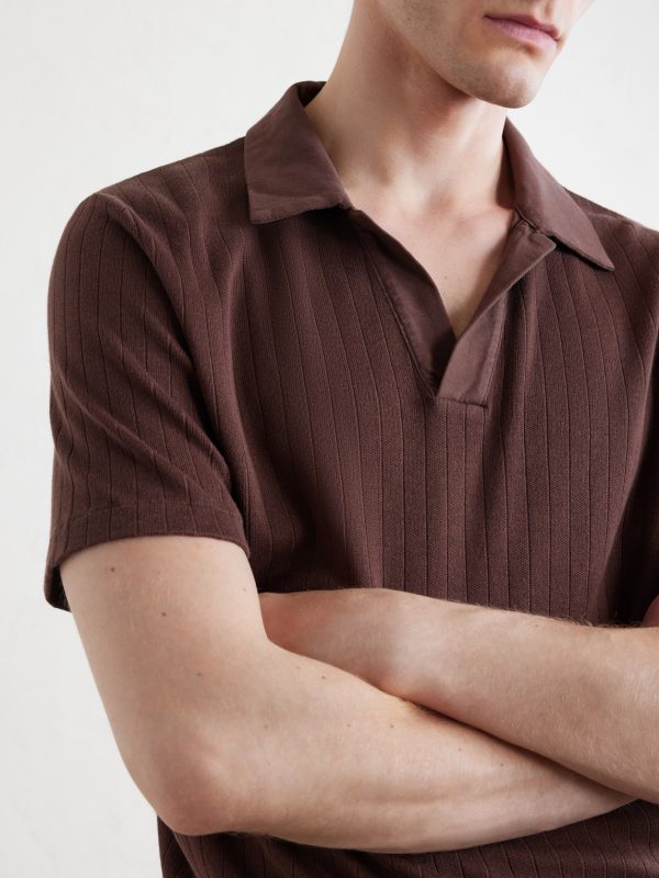 Westcott Open-Collar Organic Cotton Polo Shirt - CU