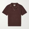 Westcott Open-Collar Organic Cotton Polo Shirt