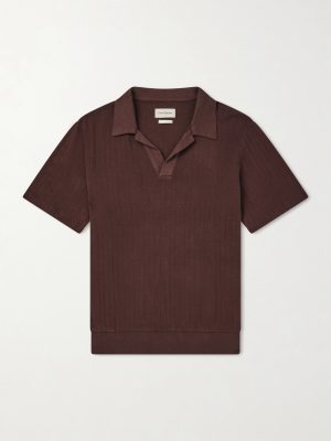 Westcott Open-Collar Organic Cotton Polo Shirt Westcott Open-Collar Organic Cotton Polo Shirt