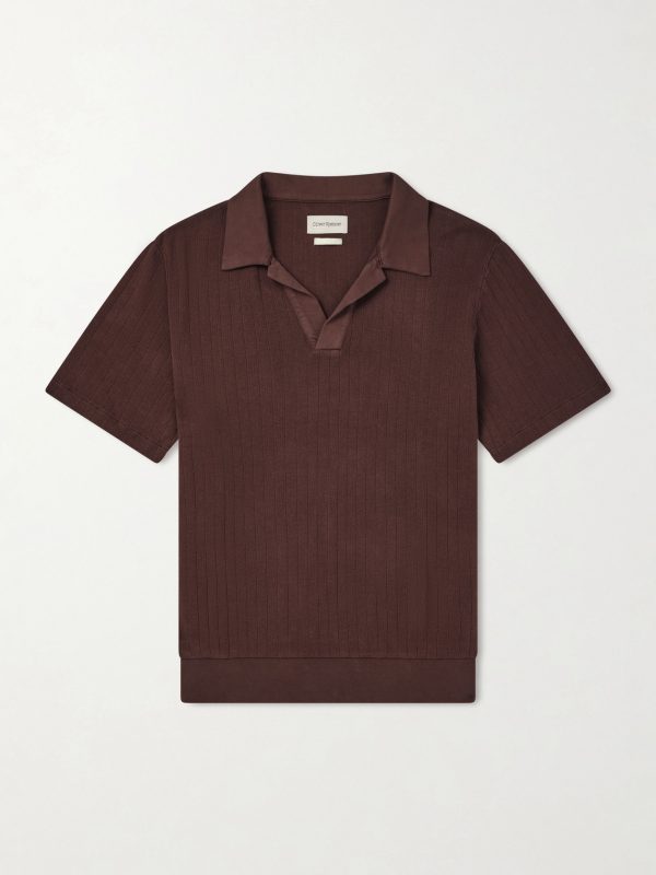 Westcott Open-Collar Organic Cotton Polo Shirt