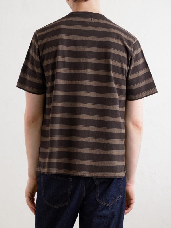 Judd Striped Organic Cotton T-Shirt - BK Judd Striped Organic Cotton T-Shirt - BK