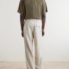 Cotton and Linen-Blend Drawstring Trousers - BK