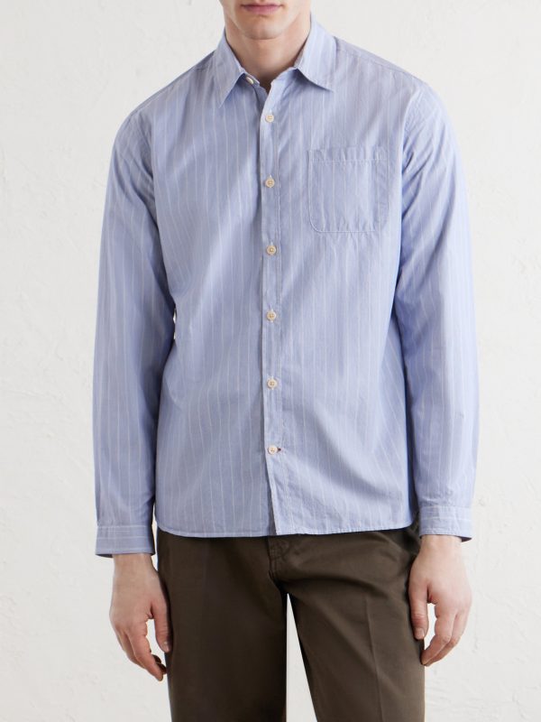 New York Special Striped Cotton-Poplin Shirt - FR