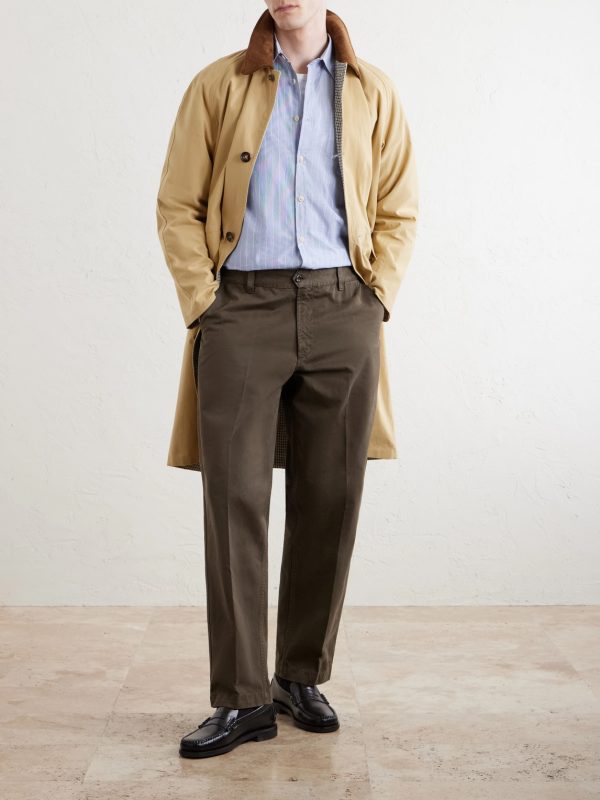 New York Special Striped Cotton-Poplin Shirt - OU