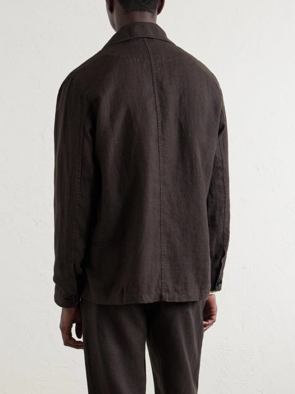Camberwell Linen Suit Jacket - BK