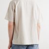 Palermo Striped Cotton and Linen-Blend Shirt - BK Palermo Striped Cotton and Linen-Blend Shirt - BK