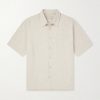 Palermo Striped Cotton and Linen-Blend Shirt Palermo Striped Cotton and Linen-Blend Shirt