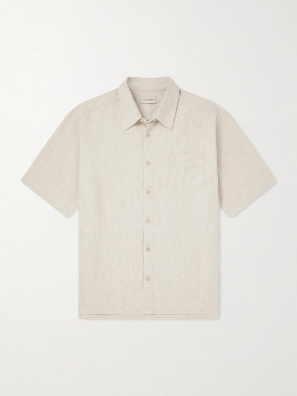 Palermo Striped Cotton and Linen-Blend Shirt Palermo Striped Cotton and Linen-Blend Shirt