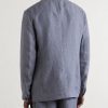 Wilkins Pinstriped Linen Suit Jacket - BK Wilkins Pinstriped Linen Suit Jacket - BK