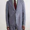 Wilkins Pinstriped Linen Suit Jacket - FR Wilkins Pinstriped Linen Suit Jacket - FR