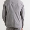 Finsbury Checked Cotton-Blend Seersucker Suit Jacket - BK Finsbury Checked Cotton-Blend Seersucker Suit Jacket - BK
