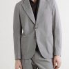 Finsbury Checked Cotton-Blend Seersucker Suit Jacket - FR Finsbury Checked Cotton-Blend Seersucker Suit Jacket - FR