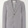 Finsbury Checked Cotton-Blend Seersucker Suit Jacket Finsbury Checked Cotton-Blend Seersucker Suit Jacket