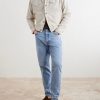 Witley Striped Cotton and Linen-Blend Jacket - OU Witley Striped Cotton and Linen-Blend Jacket - OU