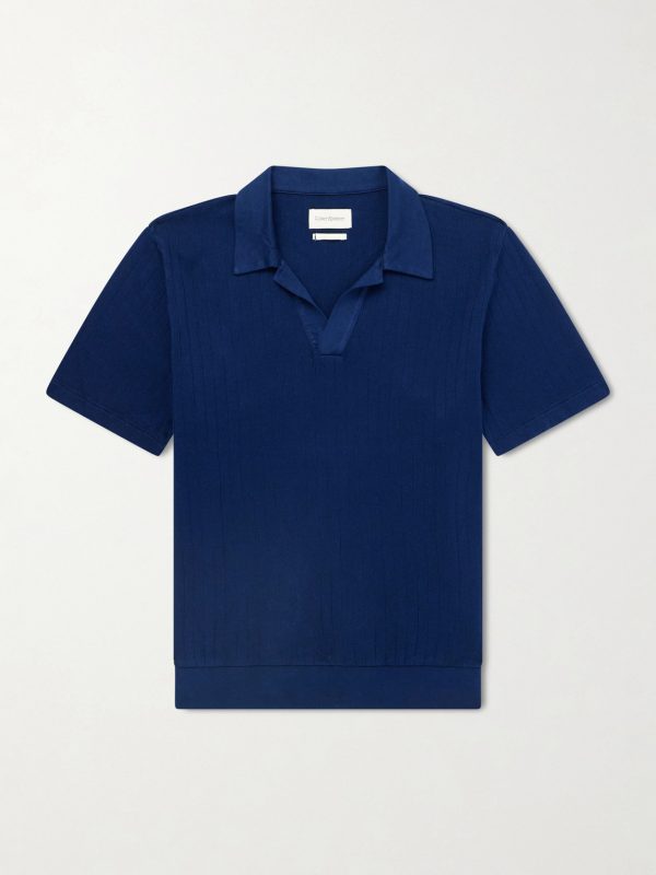 Westcott Open-Collar Organic Cotton Polo Shirt Westcott Open-Collar Organic Cotton Polo Shirt