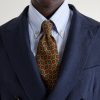 Double-Breasted Linen, Virgin Wool and Cotton-Blend Suit Jacket - E1