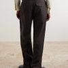 Coney Straight-Leg Pleated Linen Suit Trousers - BK Coney Straight-Leg Pleated Linen Suit Trousers - BK