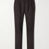 Coney Straight-Leg Pleated Linen Suit Trousers Coney Straight-Leg Pleated Linen Suit Trousers
