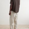 Stanfield Striped Organic Cotton Polo Shirt - BK Stanfield Striped Organic Cotton Polo Shirt - BK