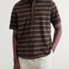 Stanfield Striped Organic Cotton Polo Shirt - FR Stanfield Striped Organic Cotton Polo Shirt - FR