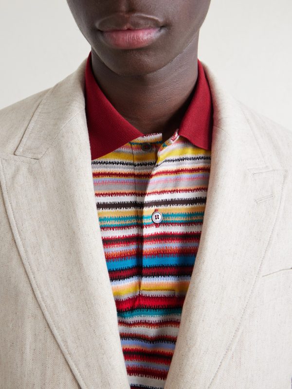 Tillman Herringbone Cotton and Linen-Blend Suit Jacket - E1
