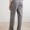 Morton Straight-Leg Pleated Checked Cotton-Blend Suit Trousers - BK
