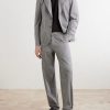 Morton Straight-Leg Pleated Checked Cotton-Blend Suit Trousers - OU