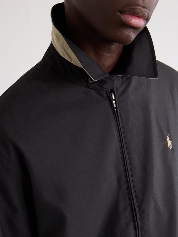 Bi-Swing Logo-Embroidered Recycled Shell Jacket - CU Bi-Swing Logo-Embroidered Recycled Shell Jacket - CU